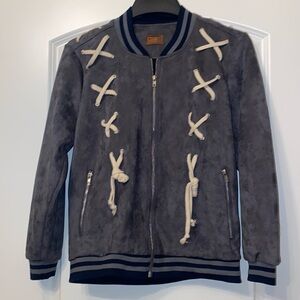 POL Lace up Varsity Jacket S
